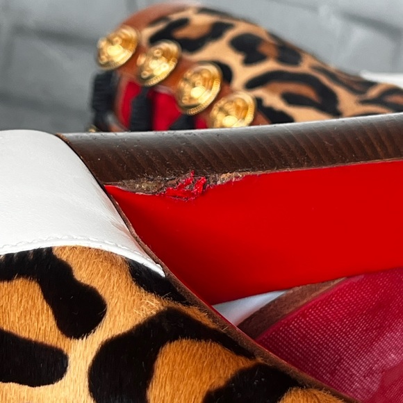 Christian Louboutin Leopard tri color booties 40.5 - Picture 9 of 12